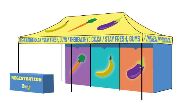 First popup tent mockup